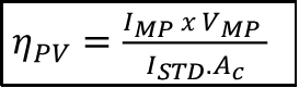 Efisiensi Sel Surya (Solar Cell Efficiency)